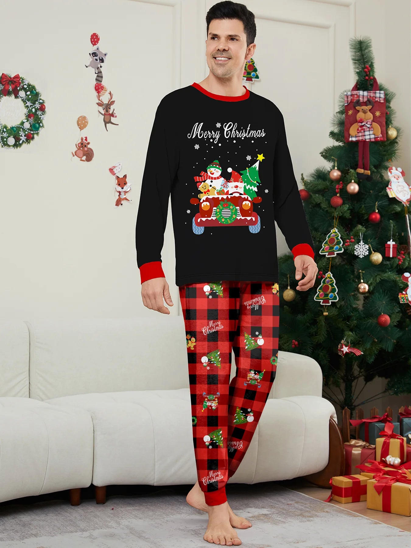 Christmas family suit New Year family suit