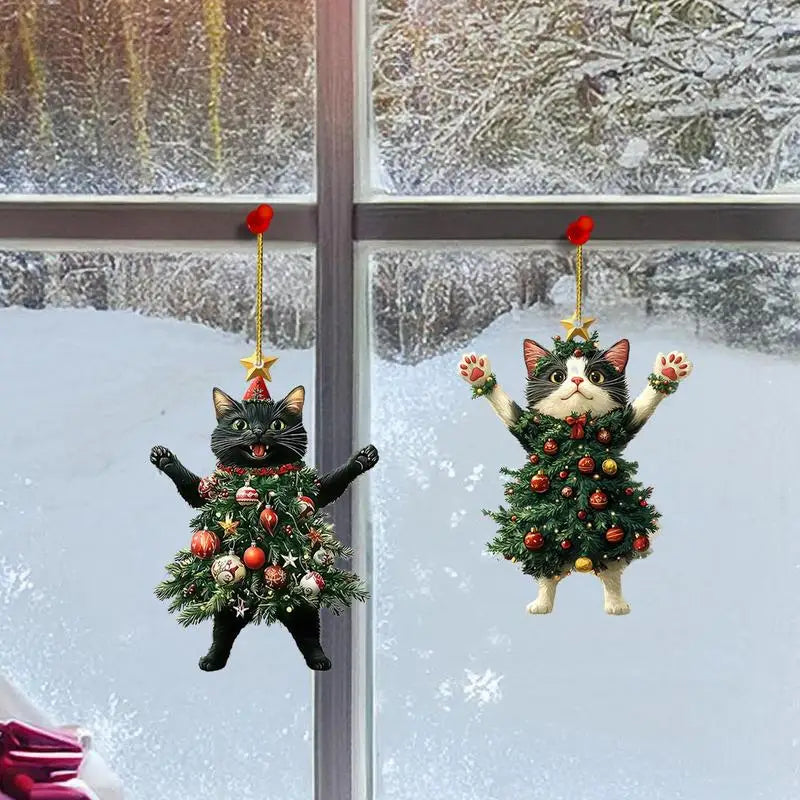 Cat Ornaments For Christmas Tree