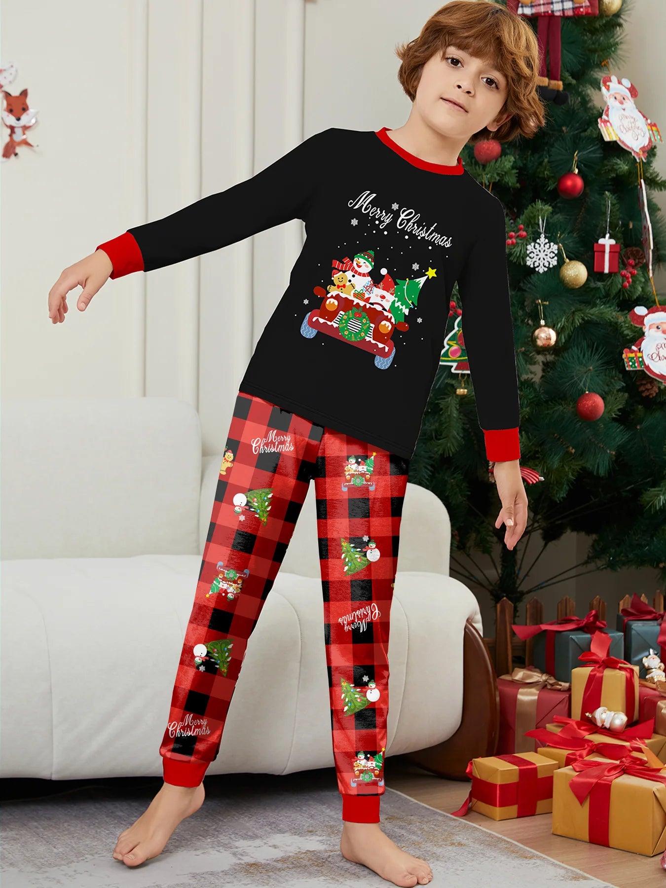 Christmas family suit New Year family suit