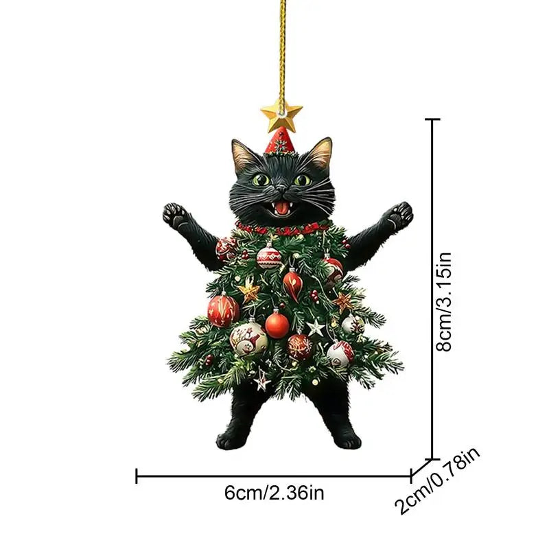 Cat Ornaments For Christmas Tree