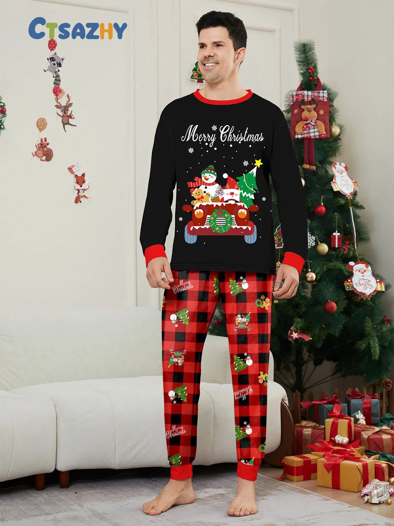 Christmas family suit New Year family suit