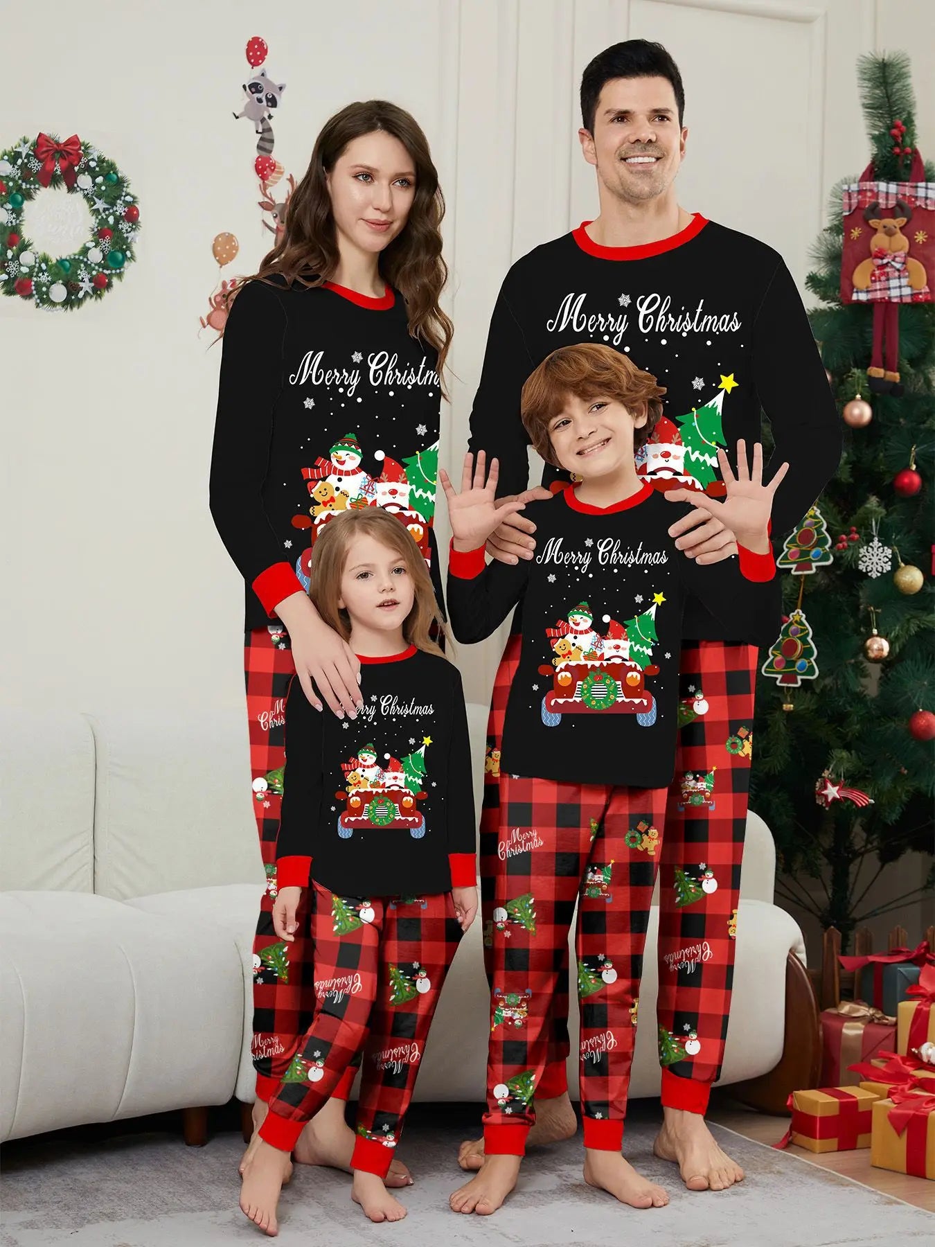 Christmas family suit New Year family suit