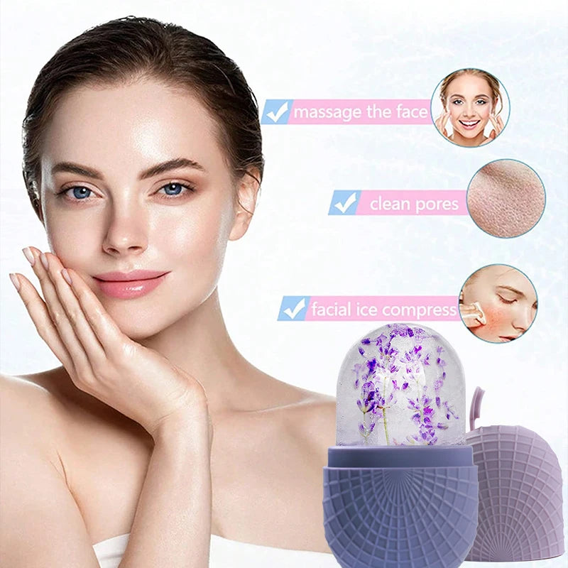 Silicone Ice Roller Massager for Face, Eyes