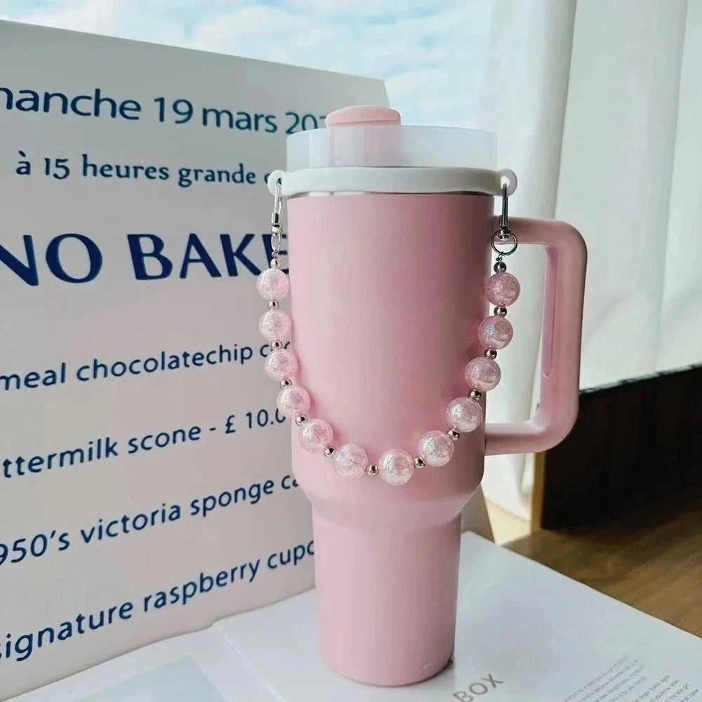 Cute Beads Tumbler Handle Strap