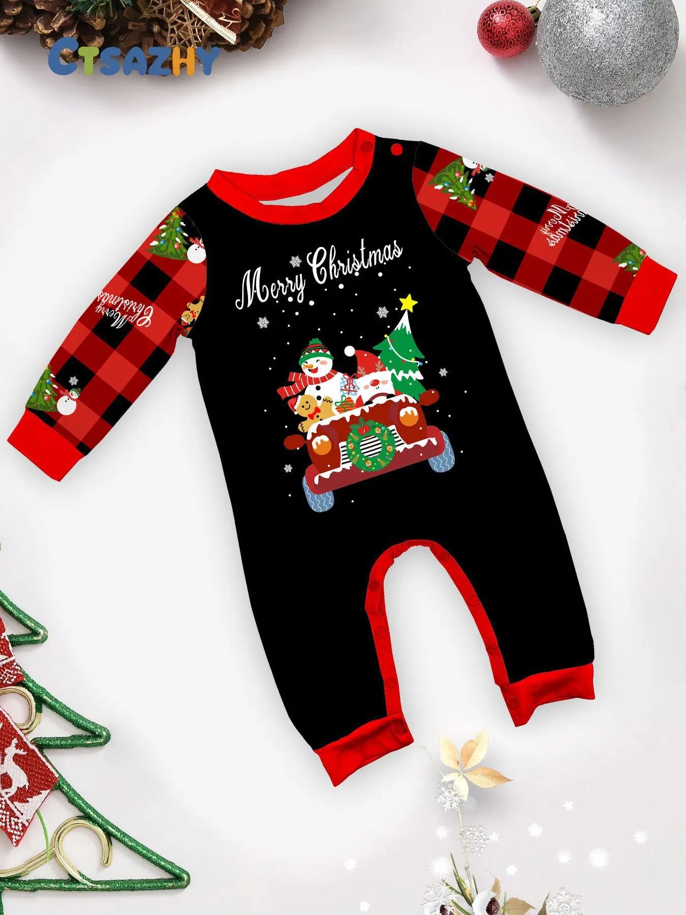 Christmas family suit New Year family suit