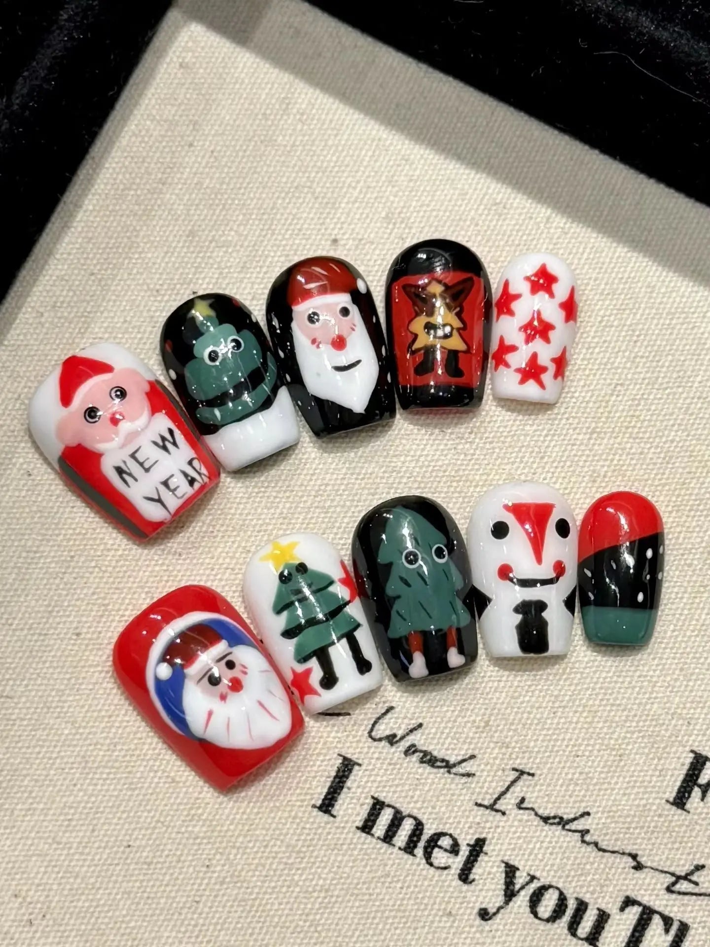 10pcs Handmade Press On Nails