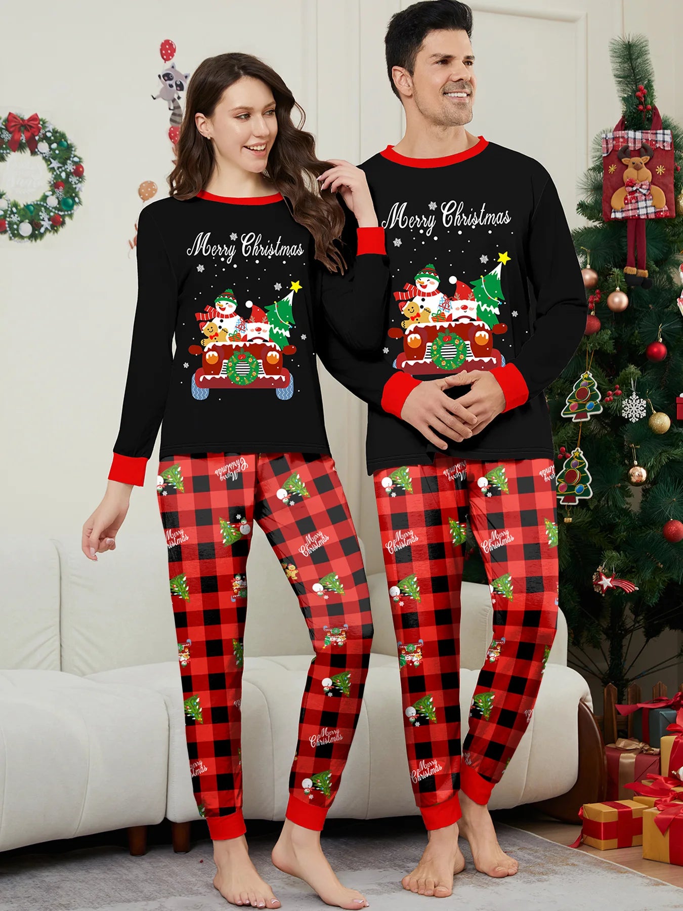 Christmas family suit New Year family suit