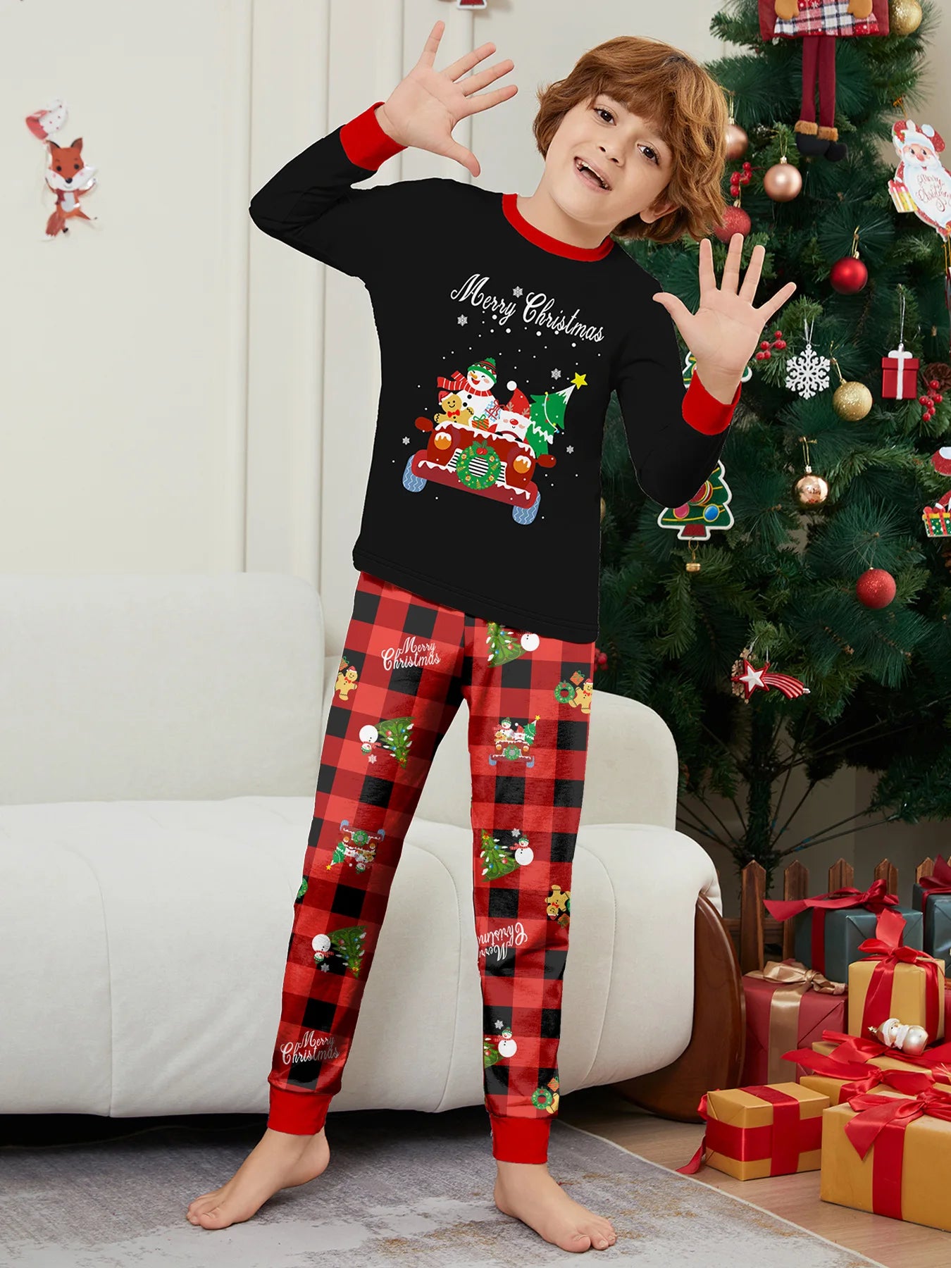 Christmas family suit New Year family suit